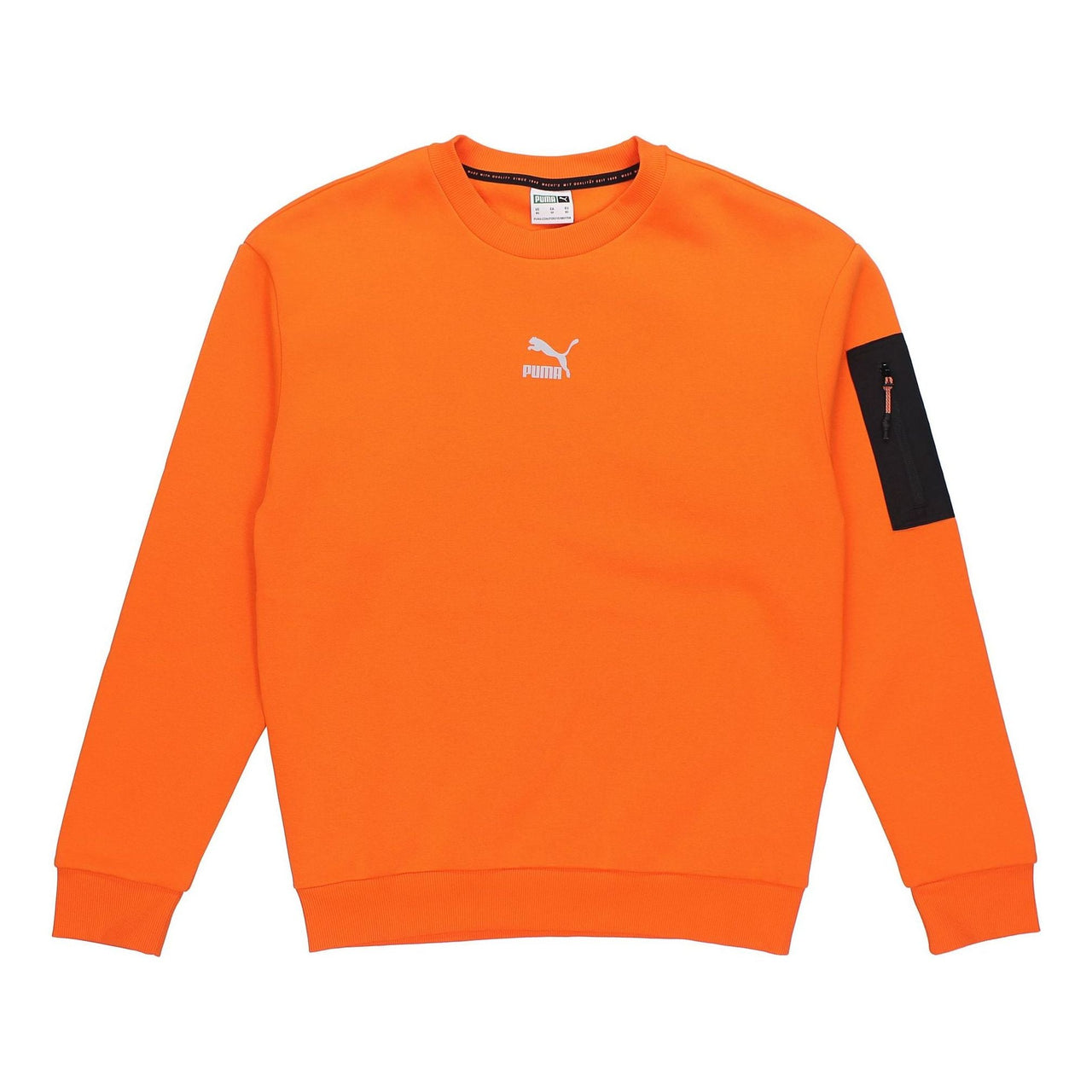PUMA Casual Loose Round Neck Pullover Flame Orange 530291-23