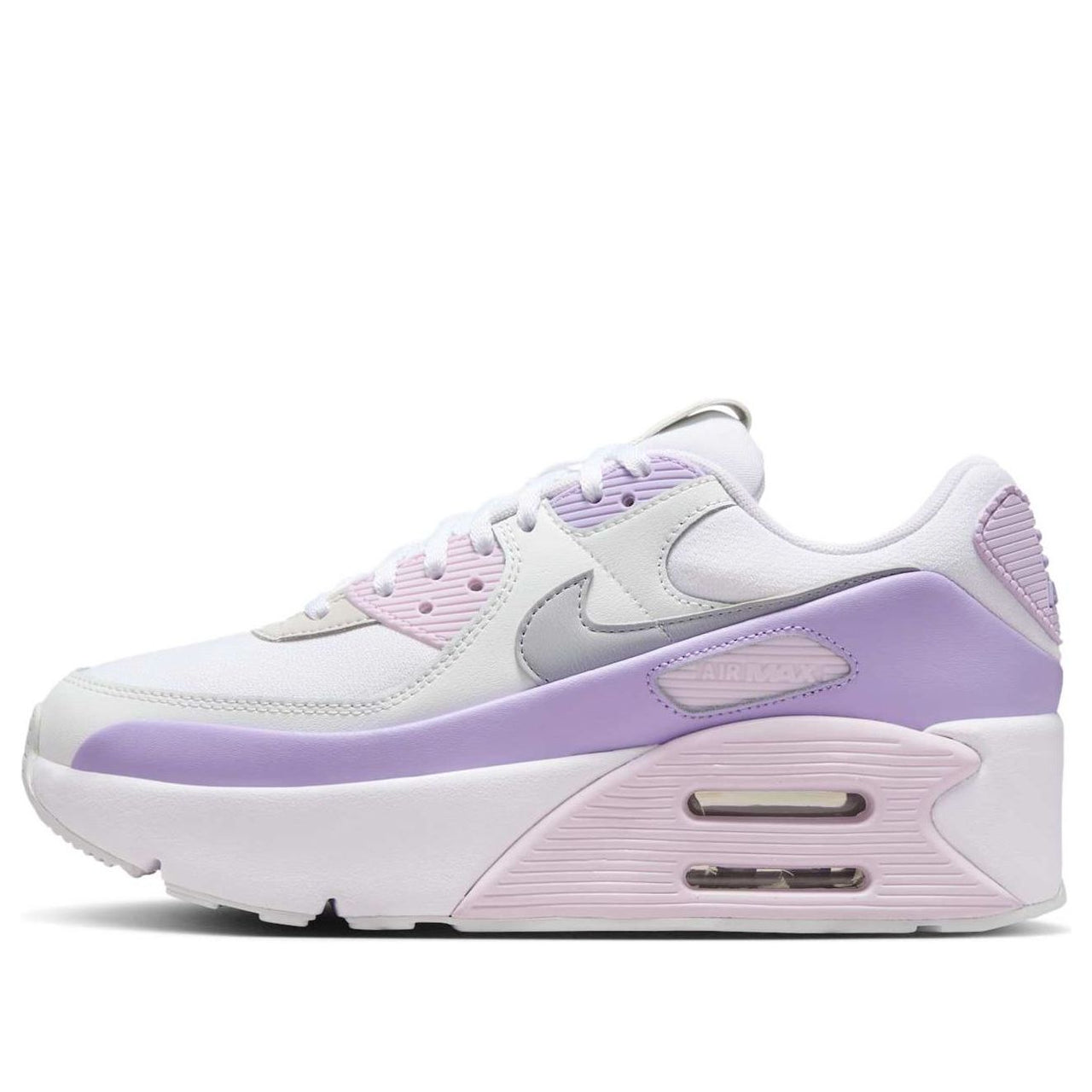 (WMNS) Nike Air Max 90 LV8 'White Hydrangeas Wolf Grey' FD4328-113