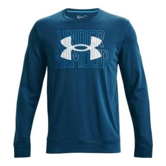 Under Armour RIVAL Terry Long Sleeve T-shirt 'Blue' 1370391-458