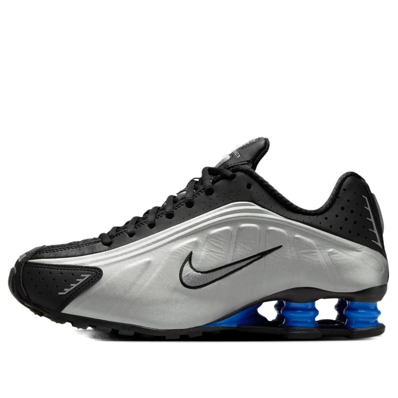 (WMNS) Nike Shox R4 'Metallic Silver Black Racer Blue' AR3565-006