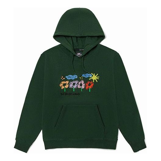 Vans x Sandy Liang Fleece Pullover Hoodie 'Green' VN0A7SDUYRB