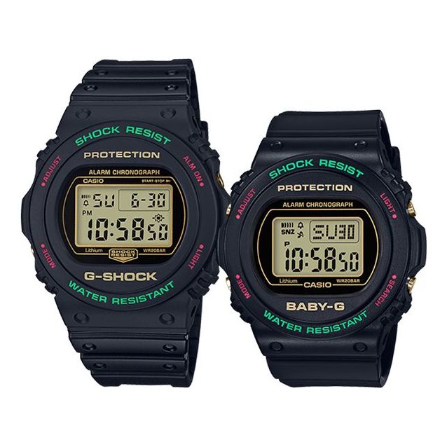CASIO G-Shock Digital 'Black' DW-5700TH-1PR&BGD-570TH-1PR