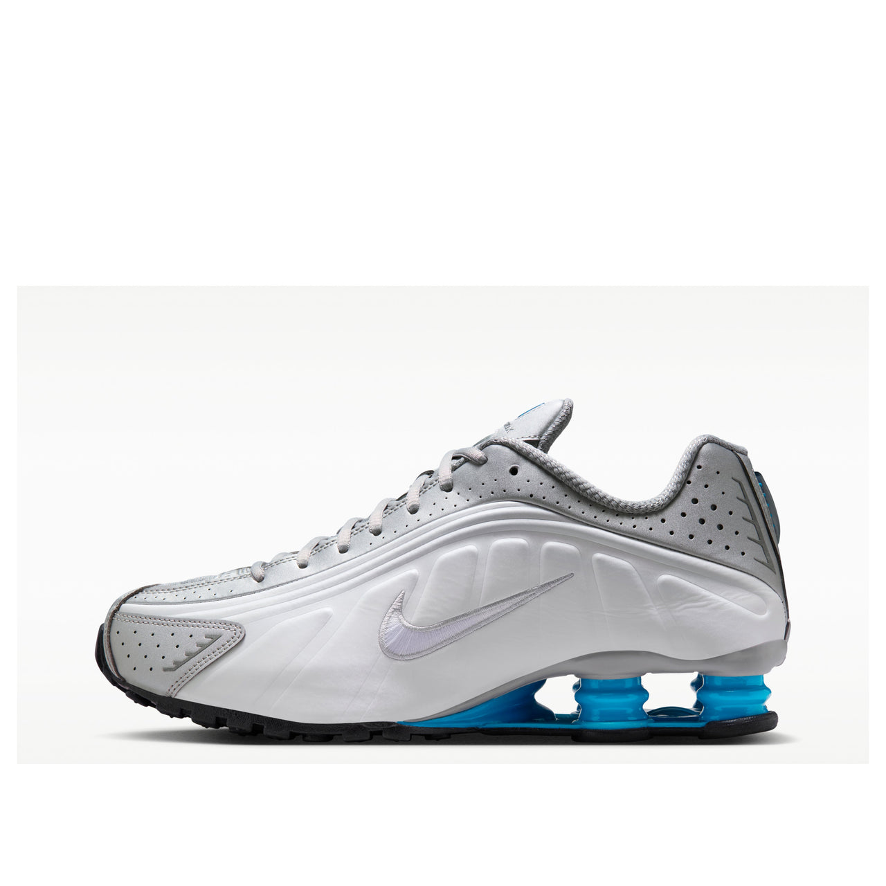 Nike Shox R4 'Metallic Silver White Blue Lagoon' HQ1988-005