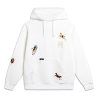 Li-Ning Chinese Culture Horse Graphic Hoodie 'White' AWDTE21-1