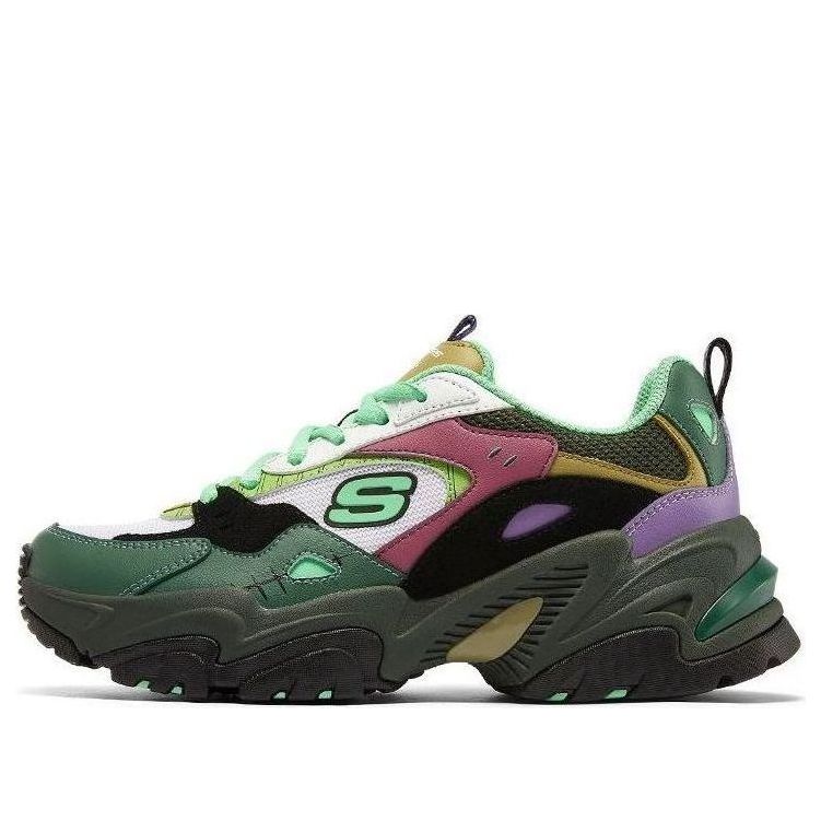 (WMNS) Skechers Stamina V2 x One Piece 'Green Multicolor' 896034-BKMT