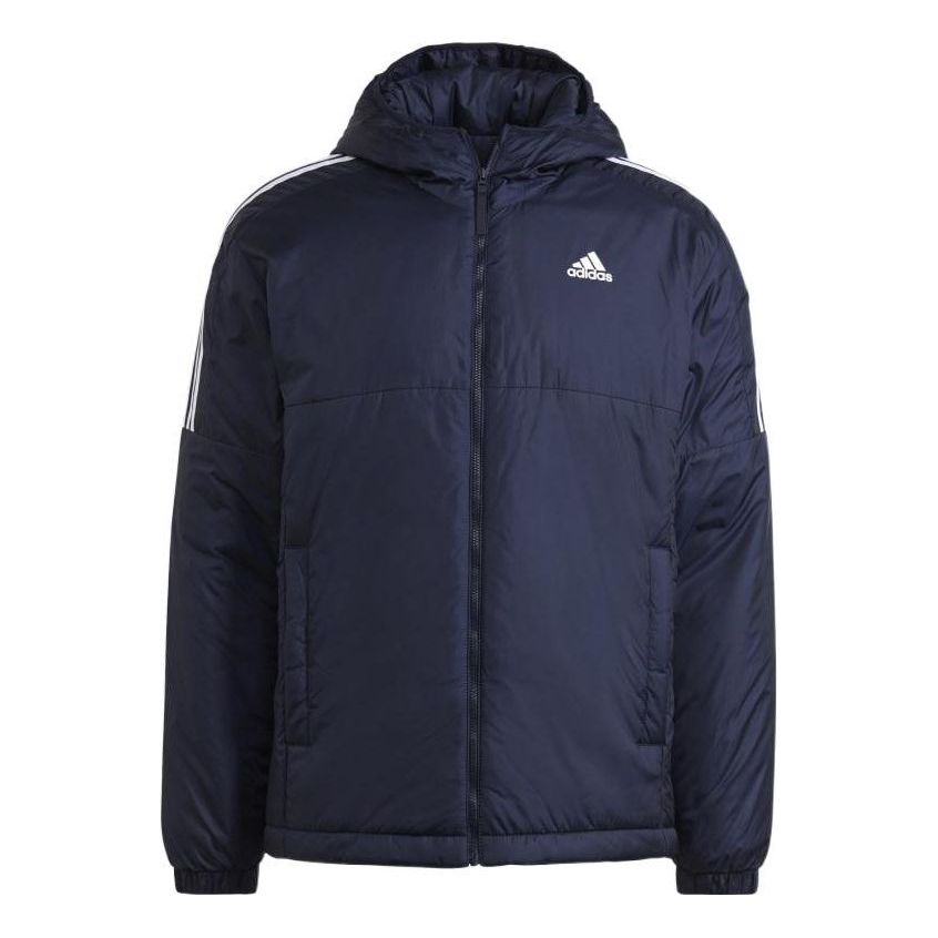 adidas Essentials Insulated Hooded Jacket 'Navy' GT9165
