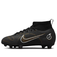 (GS) Nike Jr. Mercurial Superfly 8 Pro FG 'Black Gold' DJ2843-007