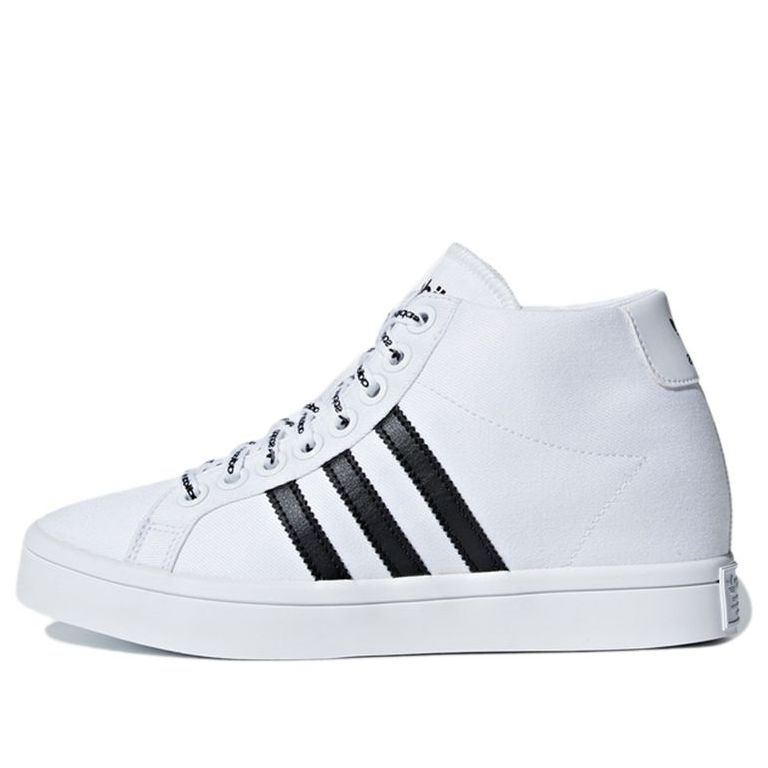 (WMNS) adidas originals Courtvantage Heel 3ST 'White Black' F36311