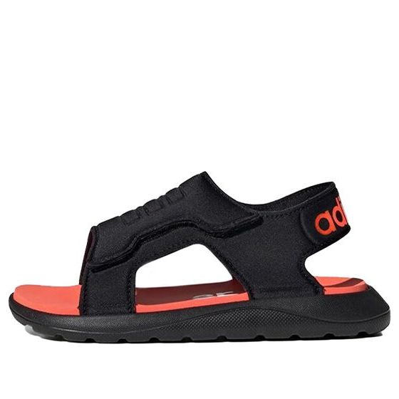 (PS) adidas Comfort Sandal J 'Black Solar Red' EG2232