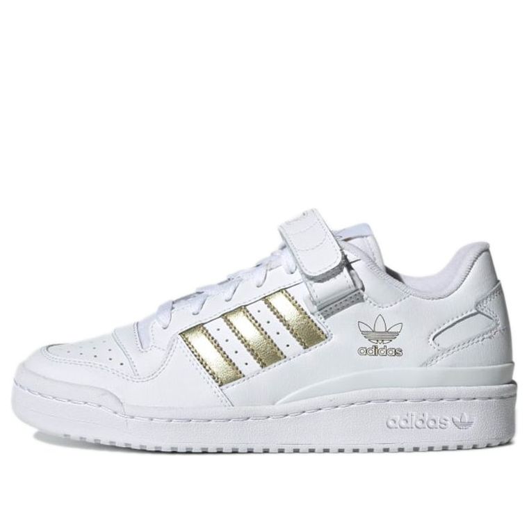 (WMNS) adidas Forum Low 'White Gold Metallic' H05108