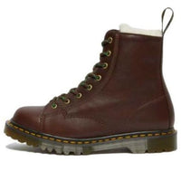 Dr. Martens Barton Shearling Lined Leather Ankle Boots 'Brown' 26873264