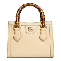 (WMNS) Gucci Diana Small Tote Bag 'Light Yellow' 832936-AAGUH-9342