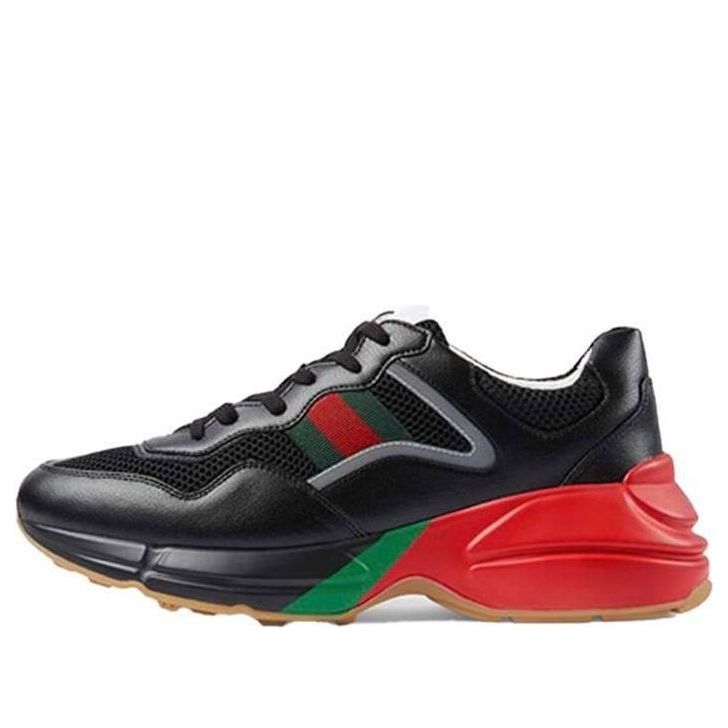(WMNS) Gucci Rhyton 'Black Red Green Reflective' 645771-2H040-1093