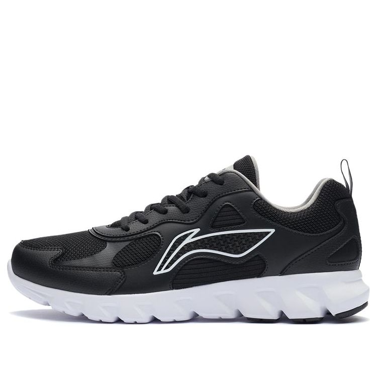 Li-Ning Basic Running Shoes 'Black White' ARSR059-1