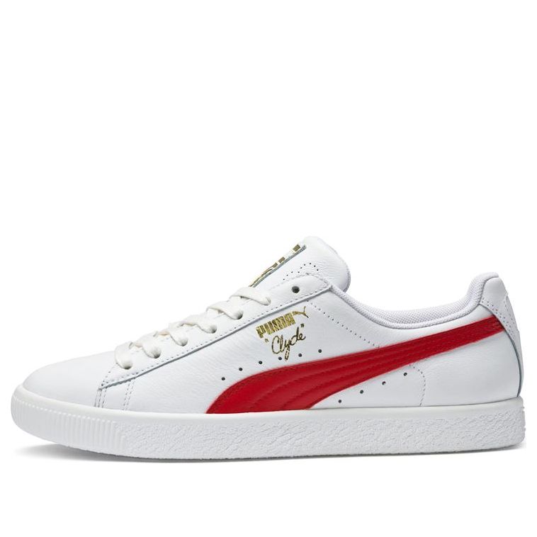 PUMA Clyde Core Leather Foil 'White Cherry' 364669-03
