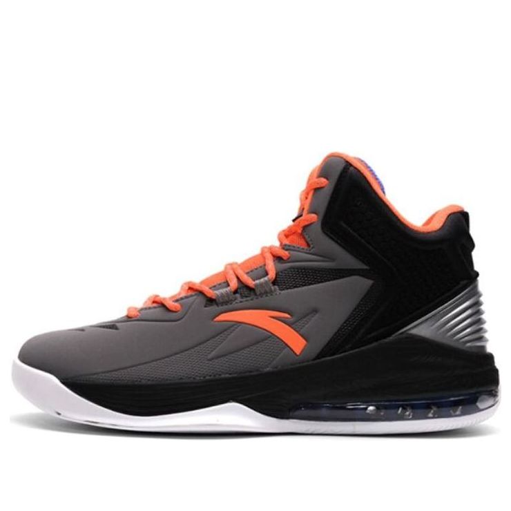 ANTA Basketball Series Sneakers High 'Black Grey Orange' 91631101-4