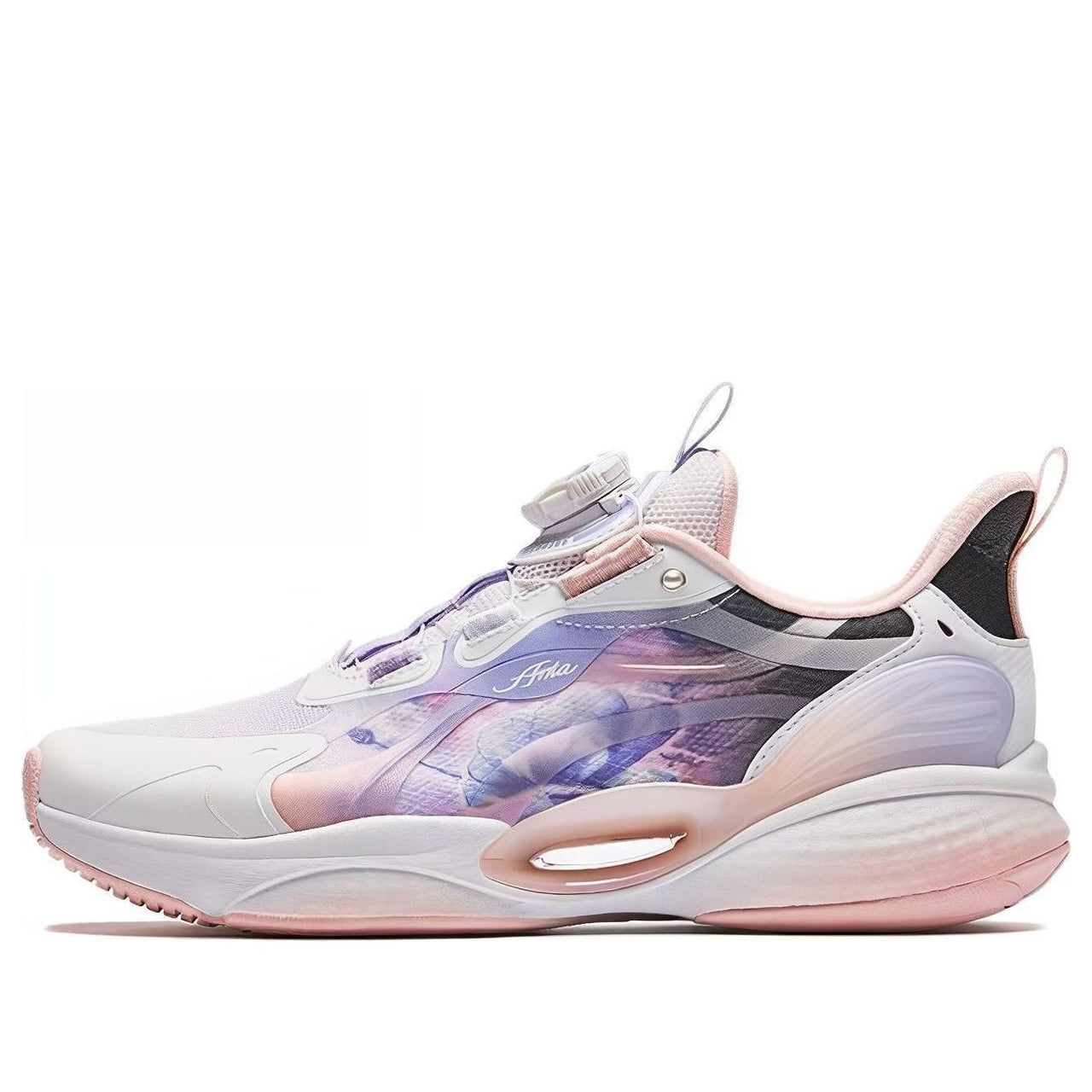 (GS) ANTA Running Series Sneakers 'White Pink Purple' 322425520-5