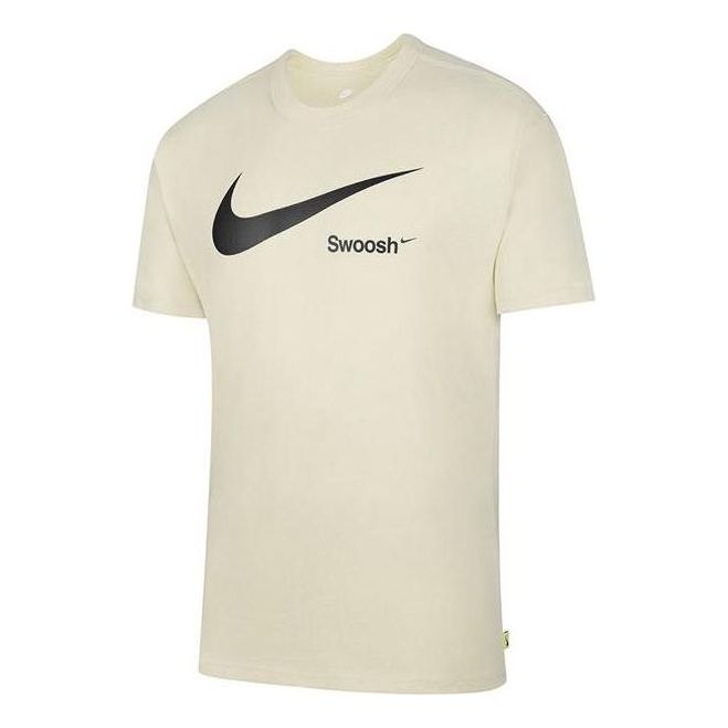 Men's Nike Alphabet Logo Printing Round Neck Short Sleeve Lime T-Shirt DX6309-244