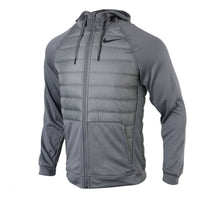 Nike Therma Dri-FIT Cardigan Fleece Lined Stay Warm Sports Training Hooded Jacket Gray BV6299-084