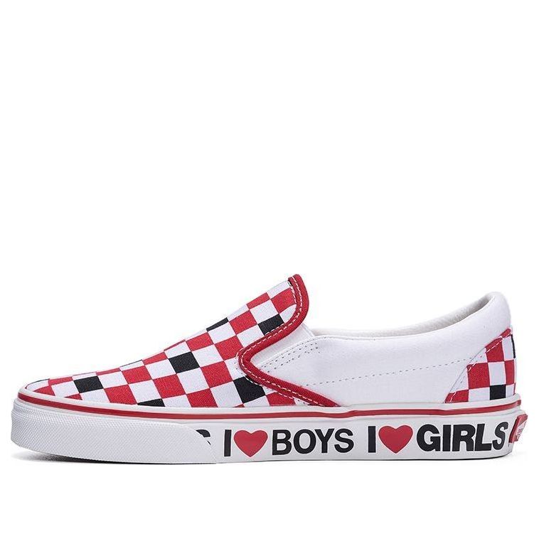 Vans Slip-On I Heart 'White Red' VN0A4U38WKU