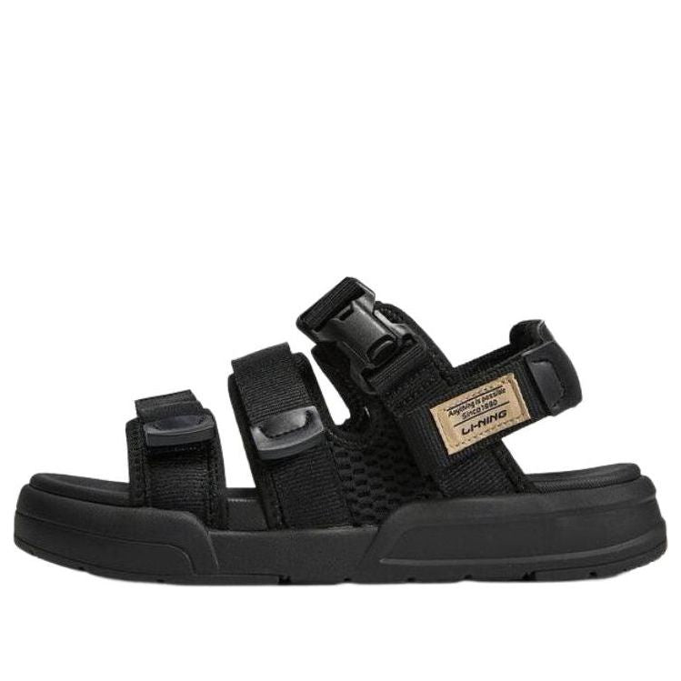 Li-Ning Coca Sandals 'Black' AGUT009-1