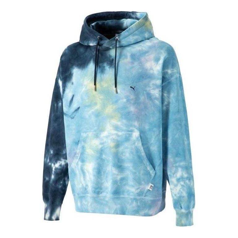 PUMA MMQ Tie Dye Hoodie 'Blue' 539575-06