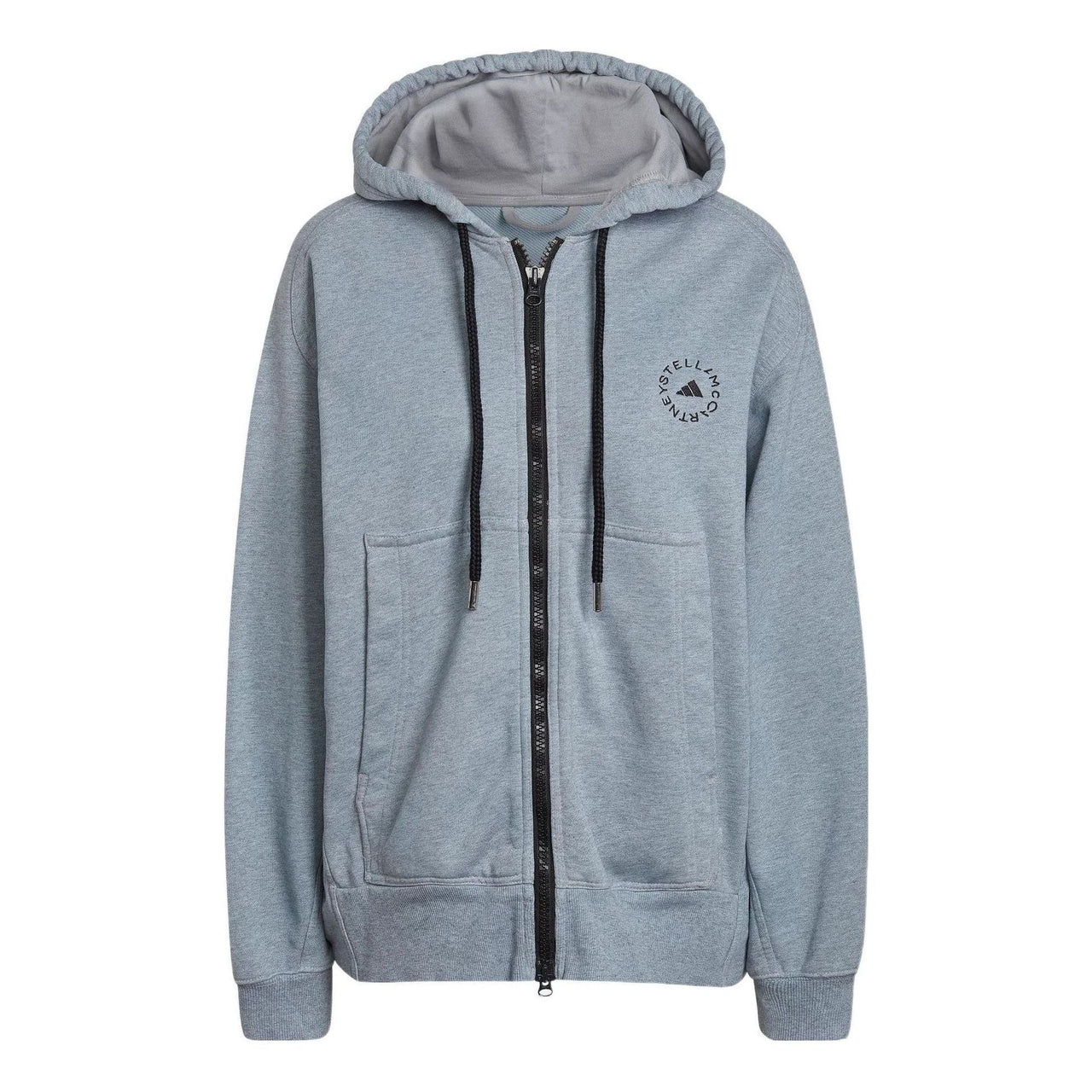 (WMNS) adidas By Stella McCartney Sportswear Fleece Jacket 'Grey' HB7405