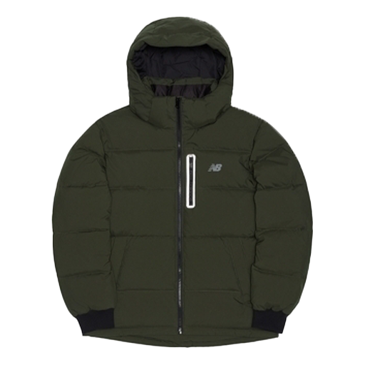 New Balance Outerwear Down Jacket Asia Sizing 'Military Green' NPA4S031GN