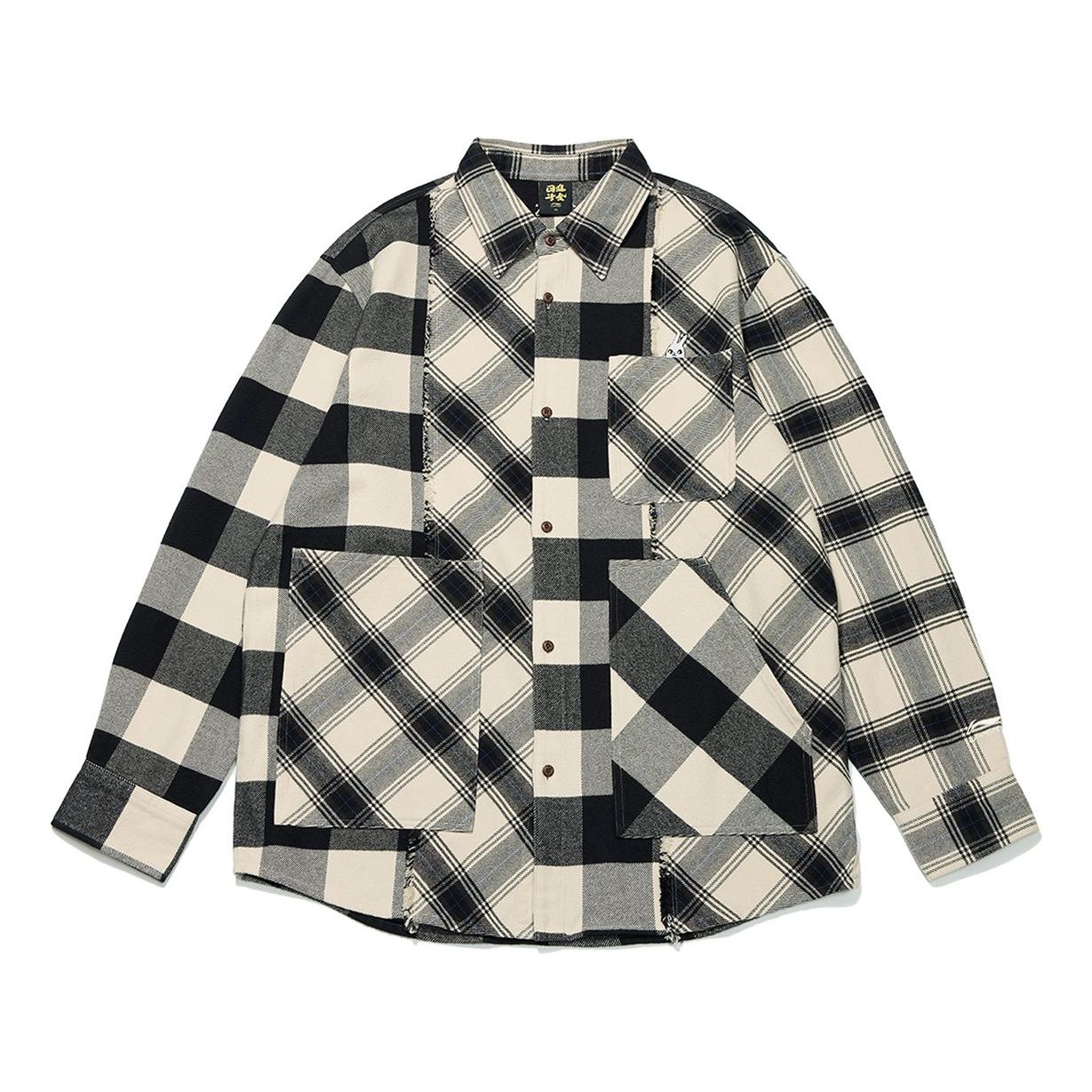 Li-Ning Rijindoujin Leisure Plaid Shirt 'Grey' ASHT001-3