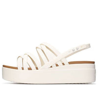 (WMNS) Crocs Brooklyn Strappy White Sandals 206751-159