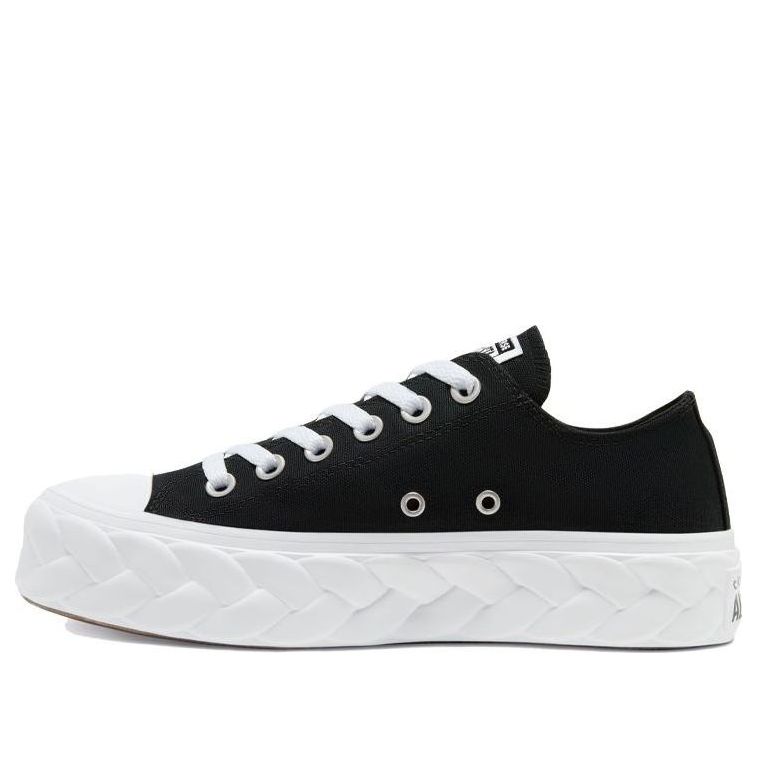 (WMNS) Converse Chuck Taylor All Star Low 'Runway Cable - Black' 568894C