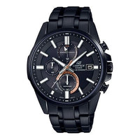 CASIO Waterproof Sports EDIFICE Solar Powered Sapphire Crystal Quartz Shockproof Mens Black Analog EFB-560SBC-1AVUPR