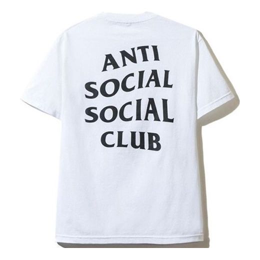 ANTI SOCIAL SOCIAL CLUB Pattern Short Sleeve Unisex White ASST330