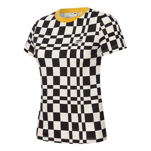 (WMNS) PUMA Downtown Round-neck Black 533046-01