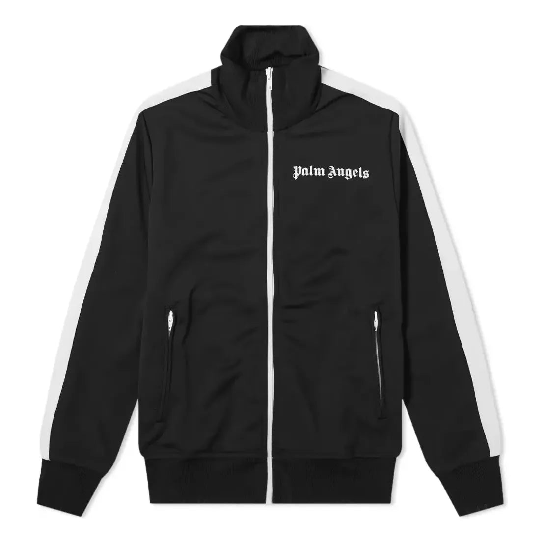 Palm Angels SS21 Classic Track Jacket 'Black White' PMBD001R21FAB0011001