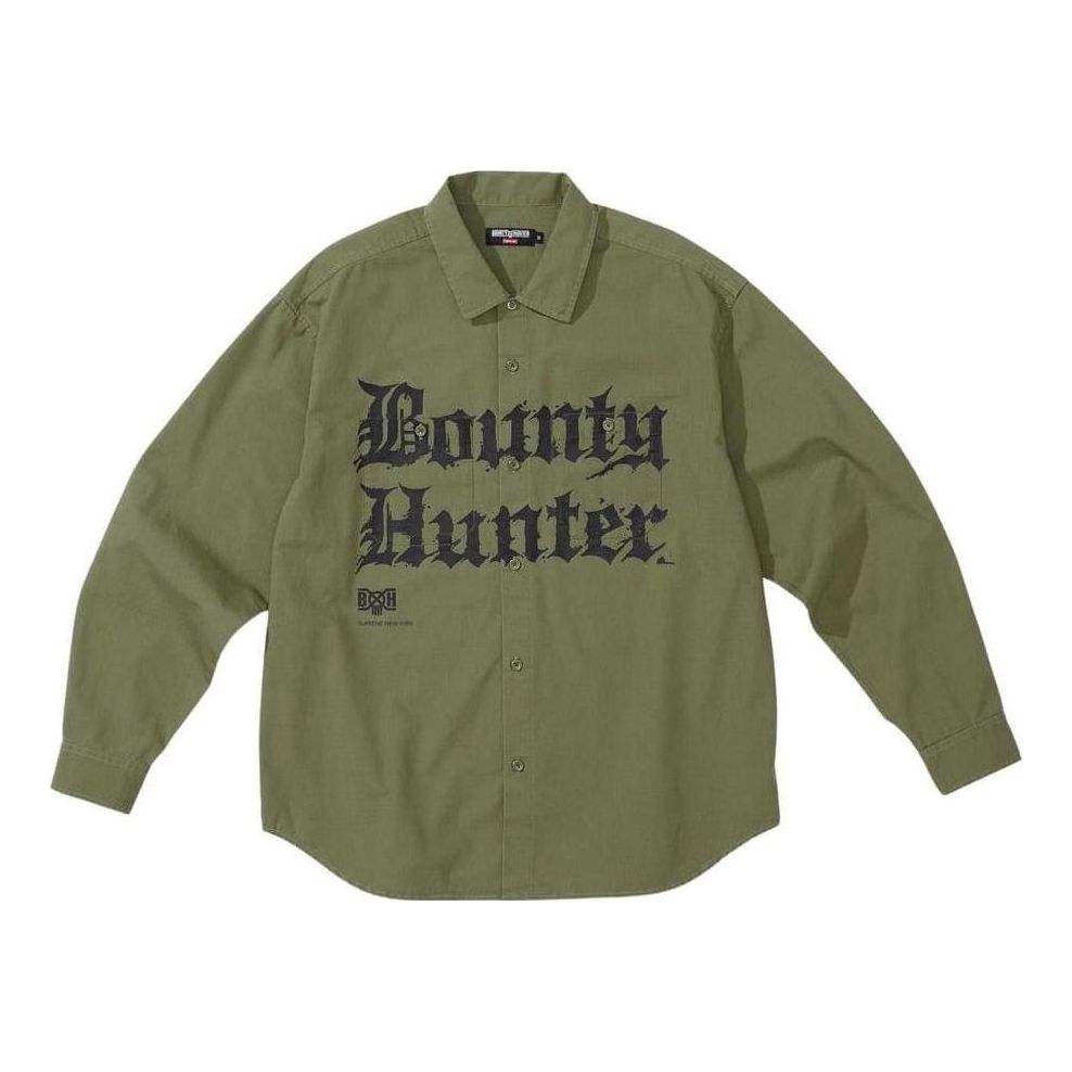 Supreme x BOUNTY HUNTER FW23 Week6 Ripstop Shirt 'Olivegreen' SUP-FW23-115