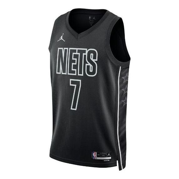 Air Jordan NBA Brooklyn Nets Jerseys 'Black' DO9518-011