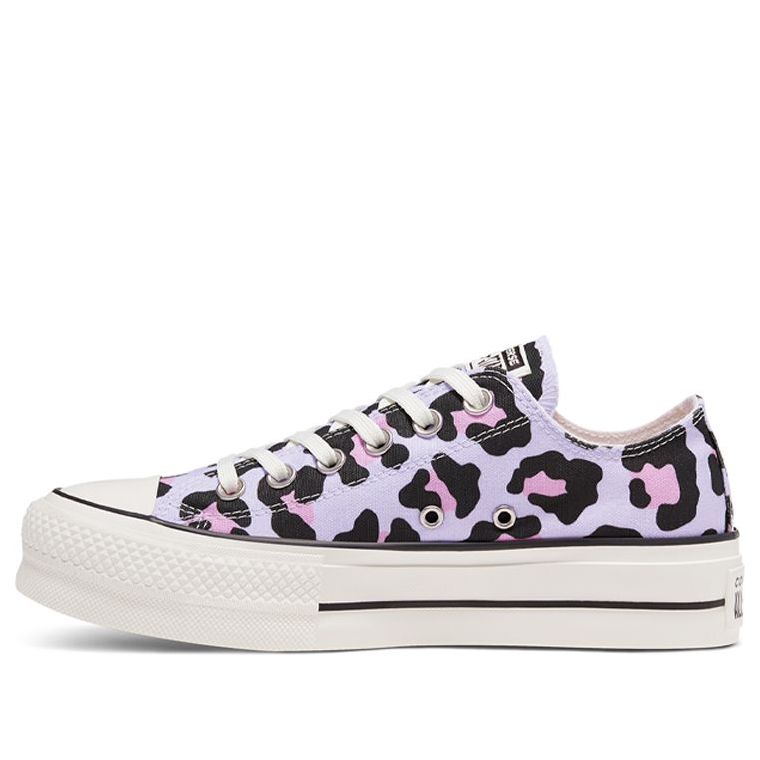 (WMNS) Converse Chuck Taylor All Star Lift Low 'Leopard' 568003C