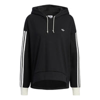 (WMNS) adidas Originals Trefoil Hoodie 'Black' IC8137