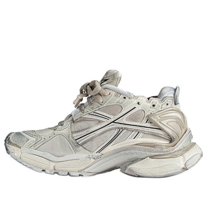 Balenciaga Runner Sneakers 'Beige Nylon Suede-Like Fabric' 772774W3RNY9797