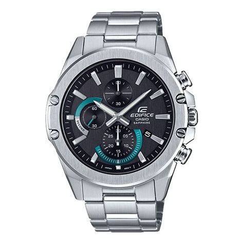 CASIO Waterproof EDIFICE Sapphire Crystal Mens Black Analog EFR-S567YD-1AUPR