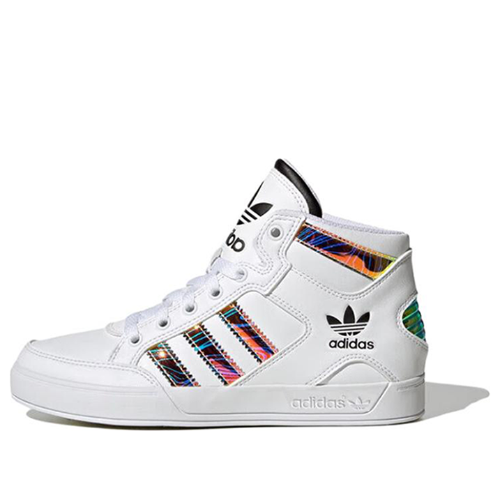 (GS) adidas Originals Hardcourt Shoes 'White Black Multi' HQ6757