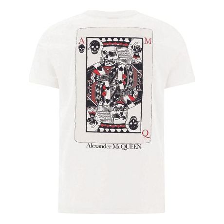 Alexander McQueen King of Hearts Skull Tee 624179QPZ640900
