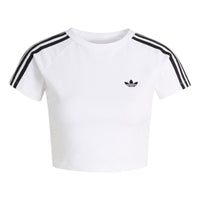 (WMNS) adidas SST Baby T-Shirt Asia Sizing 'Black White' KG3699