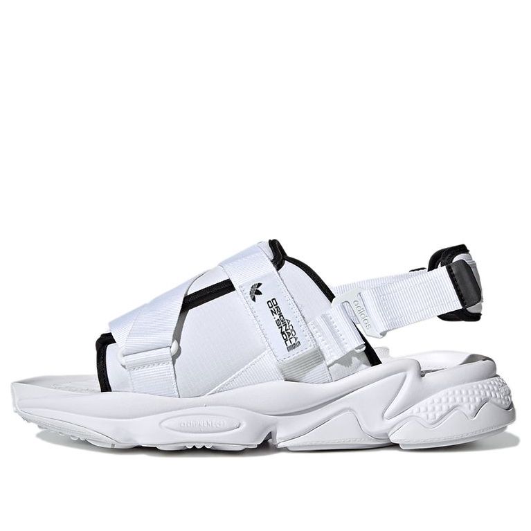 adidas originals Ozweego Sandal Minimalistic White Sandals 'White Black' H67276
