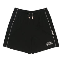Nike Solid Color Lacing Elastic Breathable Sports Shorts Black DH7384-010