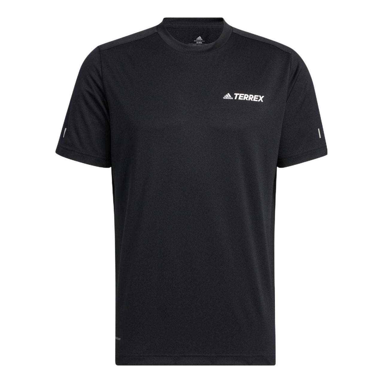adidas Terrex Tx Logo Ss T Outdoor Sports Short Sleeve Black HM3813