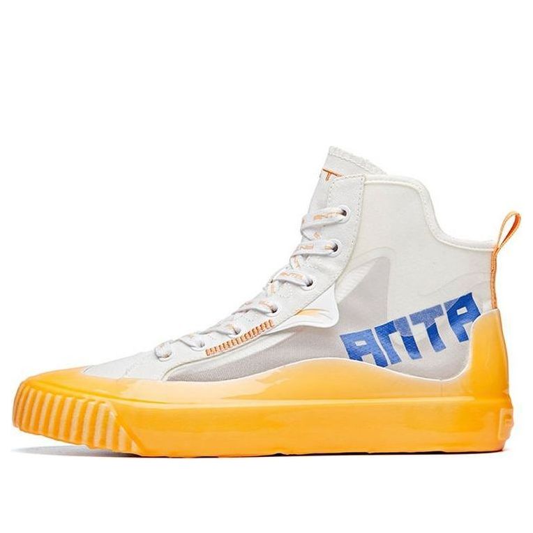 ANTA Canvas High 'White Yellow Blue' 112028656-4