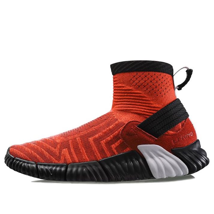 Li-Ning WuKong No Boundry Hi 'Black Red' AGLM197-1