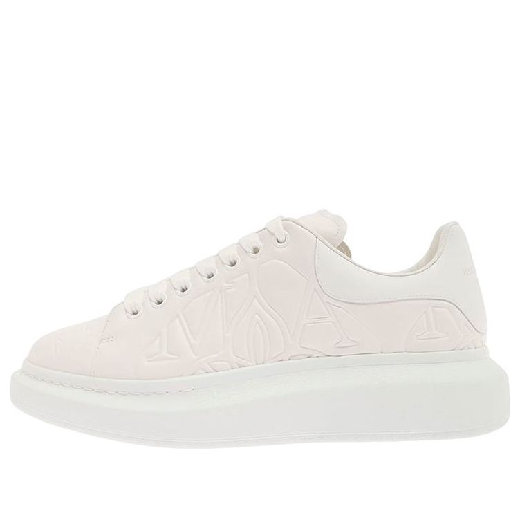 Alexander McQueen Oversized Shoes 'Quilted White' 735767WID719000